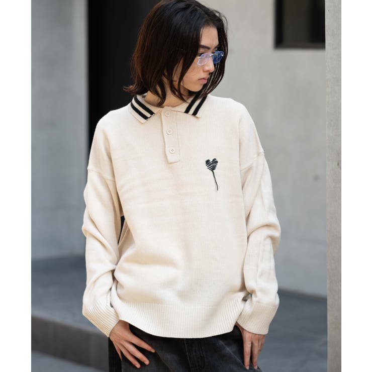 ラインポロニットプルオーバー | WEGO【MEN】 | 詳細画像20 