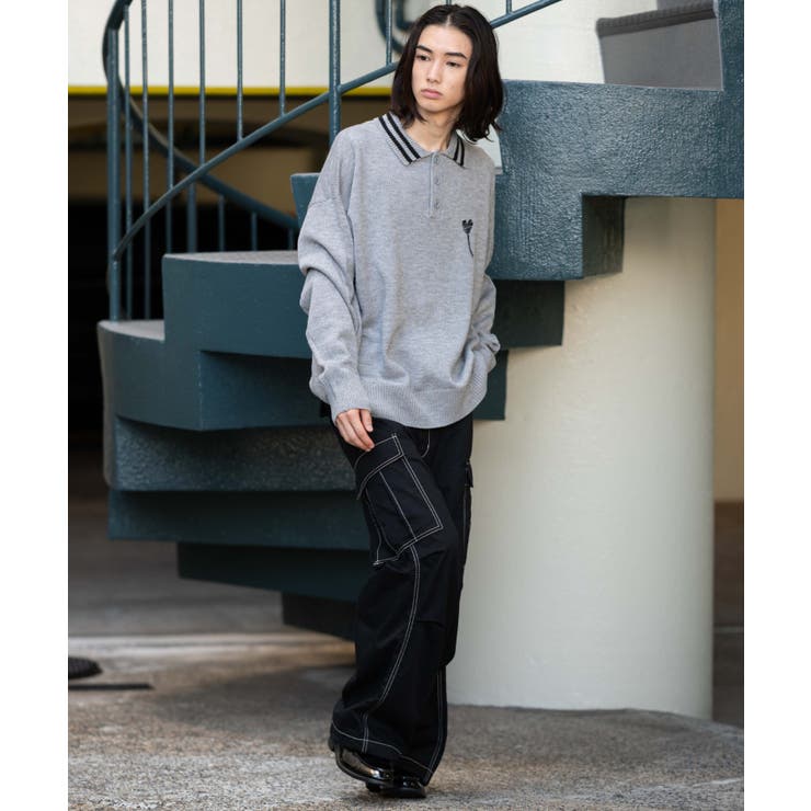 ラインポロニットプルオーバー | WEGO【MEN】 | 詳細画像27 