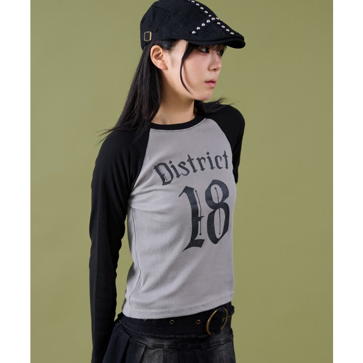 ナンバリングロゴラグランTOP | WEGO【WOMEN】 | 詳細画像10 