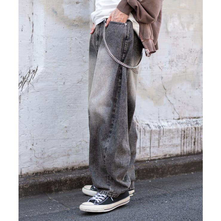 チェーン付きバルーンデニムパンツ | WEGO【MEN】 | 詳細画像21 