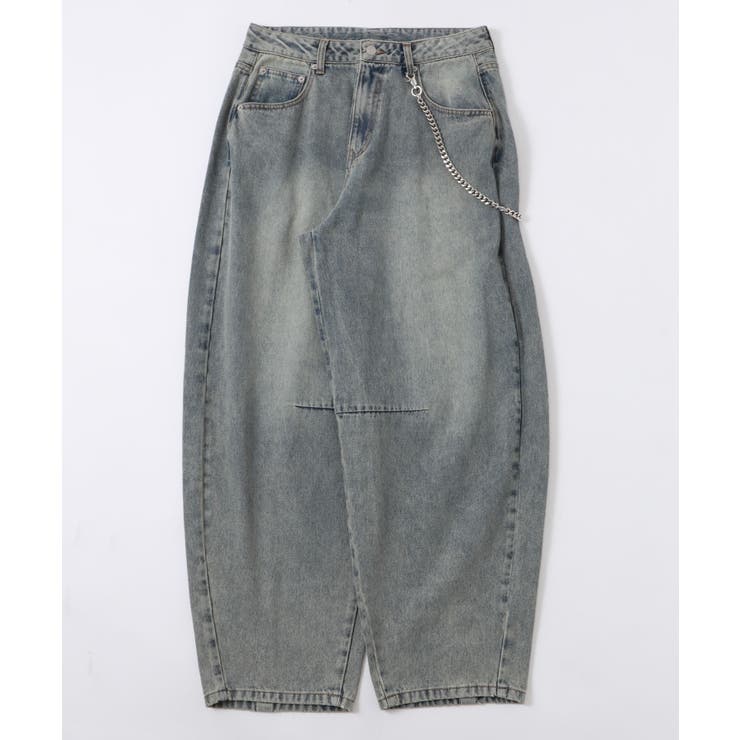 チェーン付きバルーンデニムパンツ | WEGO【MEN】 | 詳細画像26 