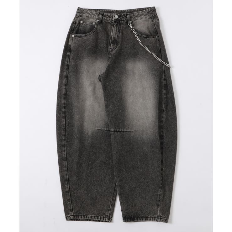 チェーン付きバルーンデニムパンツ | WEGO【MEN】 | 詳細画像28 