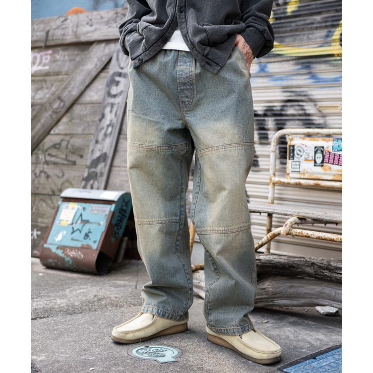 イージーダブルニーパンツ | WEGO【MEN】 | 詳細画像1 