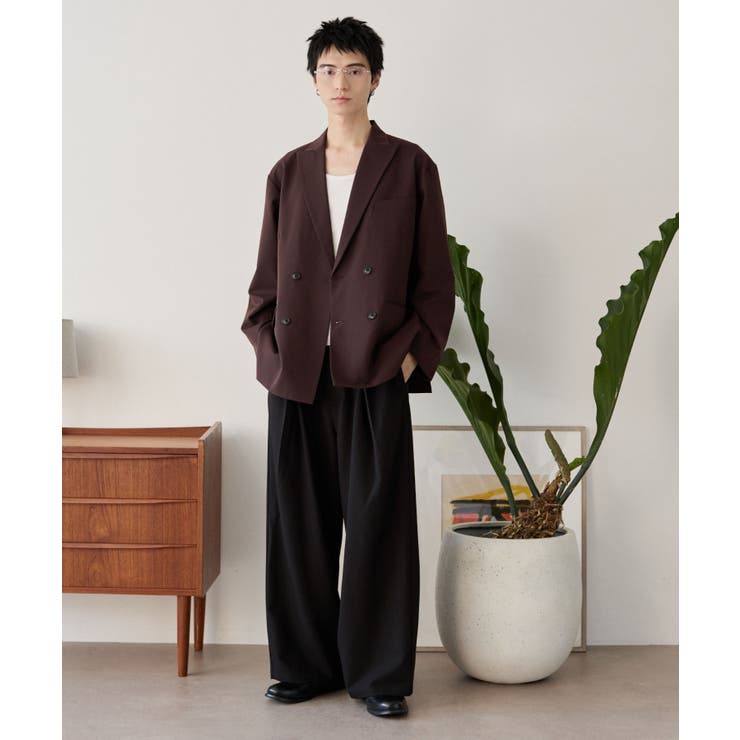 TRダブルブレストテーラードジャケット | WEGO【MEN】 | 詳細画像15 