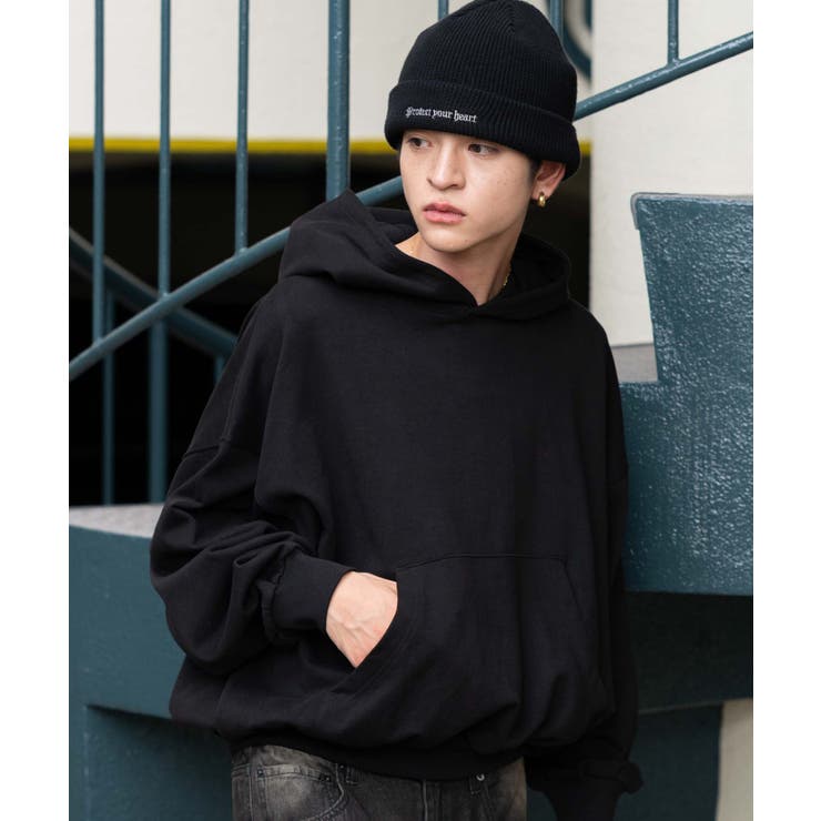 バルーンクロップドプルパーカー | WEGO【MEN】 | 詳細画像21 