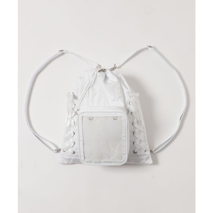 ホワイト | きらふわぬい2WAY痛ナップサック | WEGO【WOMEN】