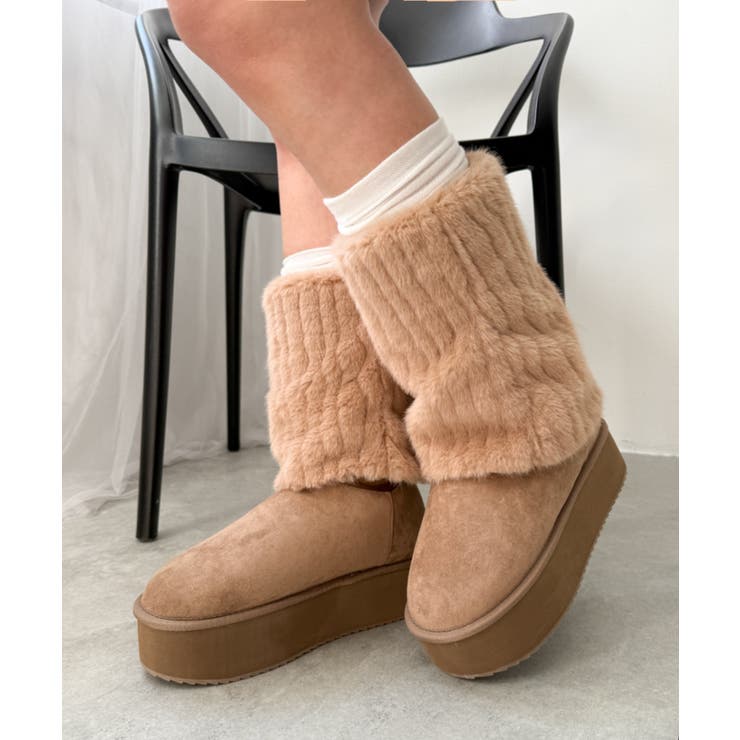 2wayムートンタッチブーツ | WEGO【WOMEN】 | 詳細画像1 