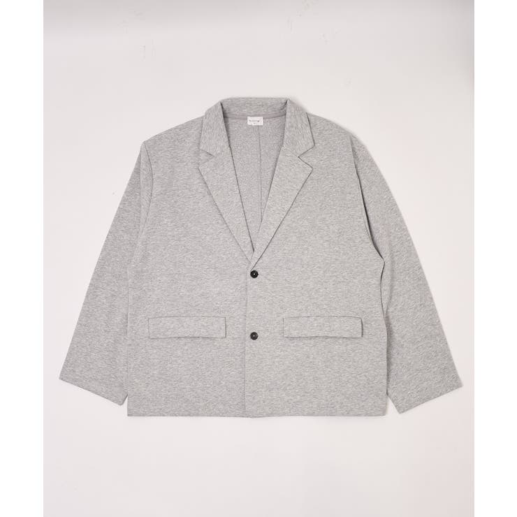 杢グレー | ボンディングスウェットテーラードジャケット | WEGO【MEN】