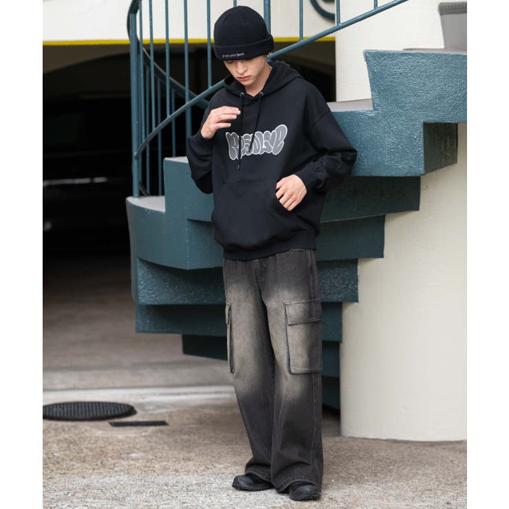 グラフィックロゴプルパーカー | WEGO【MEN】 | 詳細画像38 