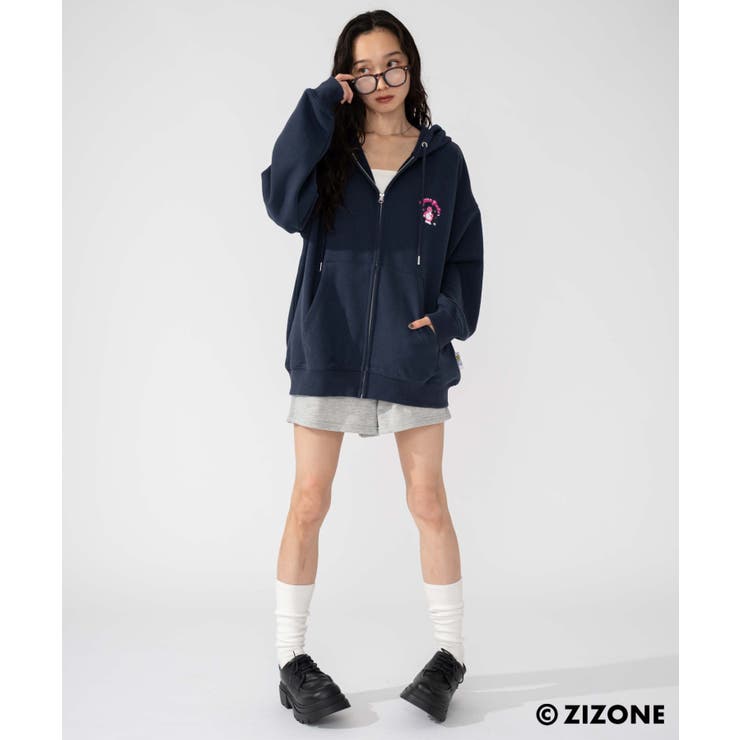 別注ZIZONEグラフィックZIPパーカー | WEGO【MEN】 | 詳細画像3 
