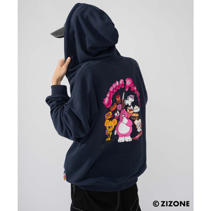 別注ZIZONEグラフィックZIPパーカー | WEGO【MEN】 | 詳細画像7 
