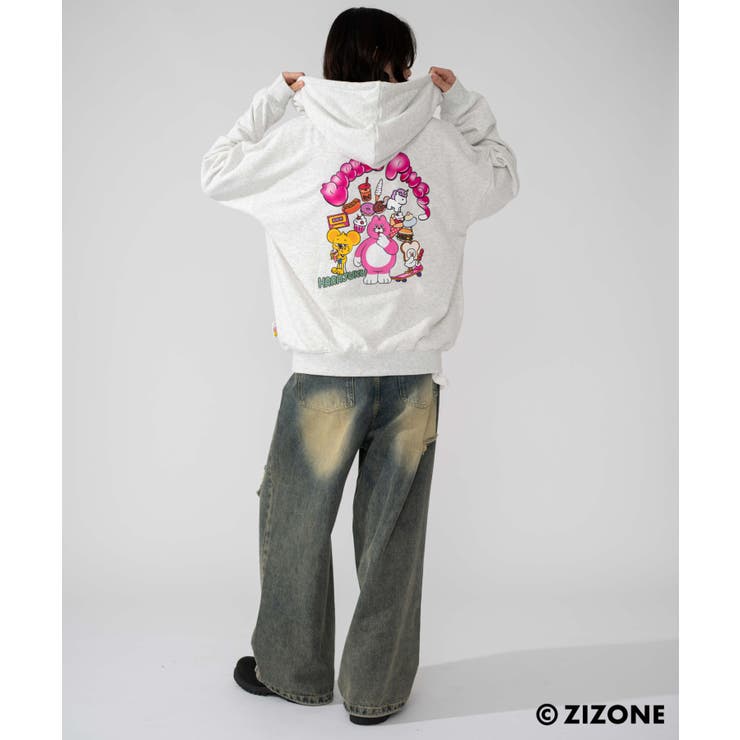 別注ZIZONEグラフィックZIPパーカー | WEGO【MEN】 | 詳細画像13 