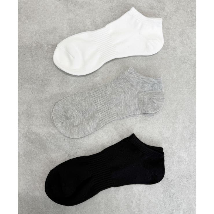 アソート | 3Pムジショートソックス | WEGO【MEN】