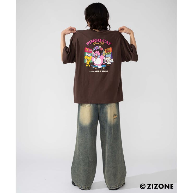 その他 w4 tao 別注ZIZONEグラフィックT(SS)[品番：WG010096234]｜WEGO【MEN