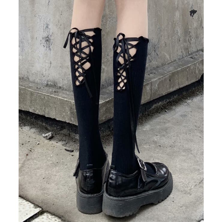 レースアップハイソックス | WEGO【WOMEN】 | 詳細画像3 