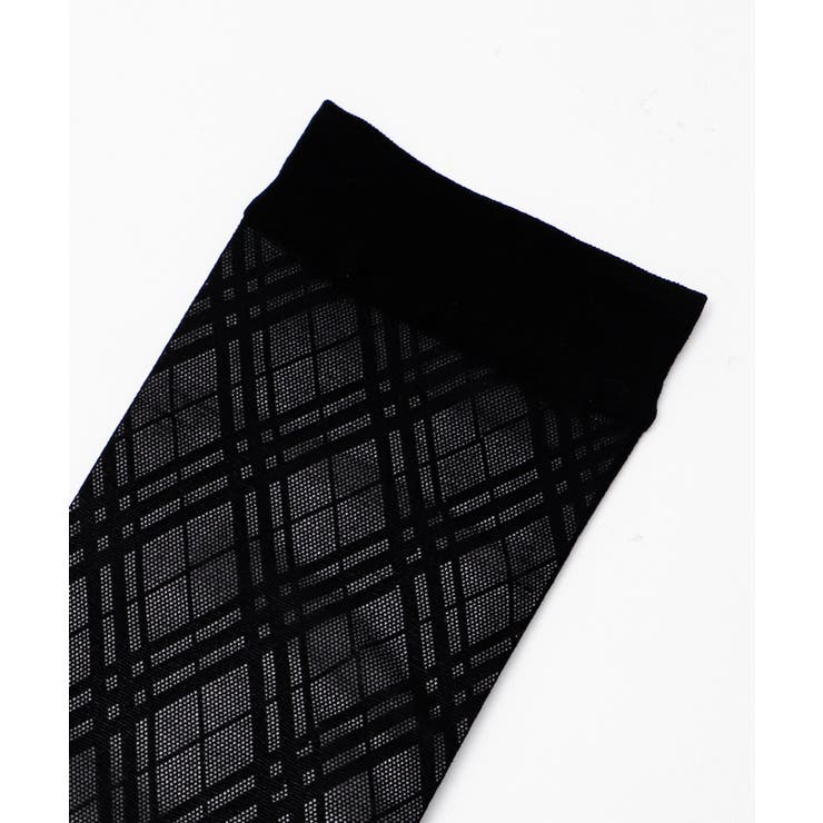 はっしー　杏Ｓウィッグ付 チェック柄シアーハイソックス[品番：WG010096241]｜WEGO【WOMEN
