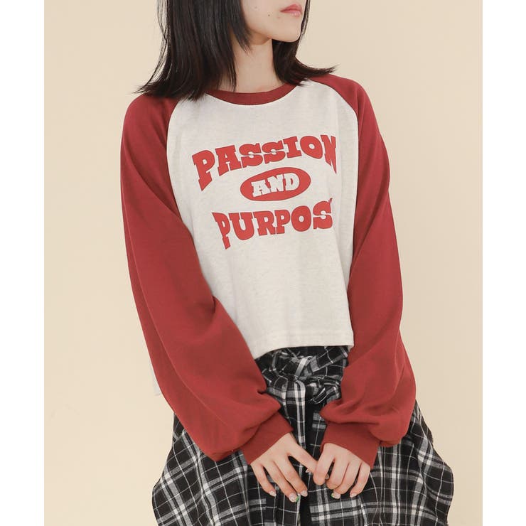 ラグランカレッジPO | WEGO【WOMEN】 | 詳細画像1 