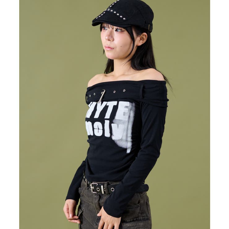 ベルトロゴオフショルTOP | WEGO【WOMEN】 | 詳細画像3 