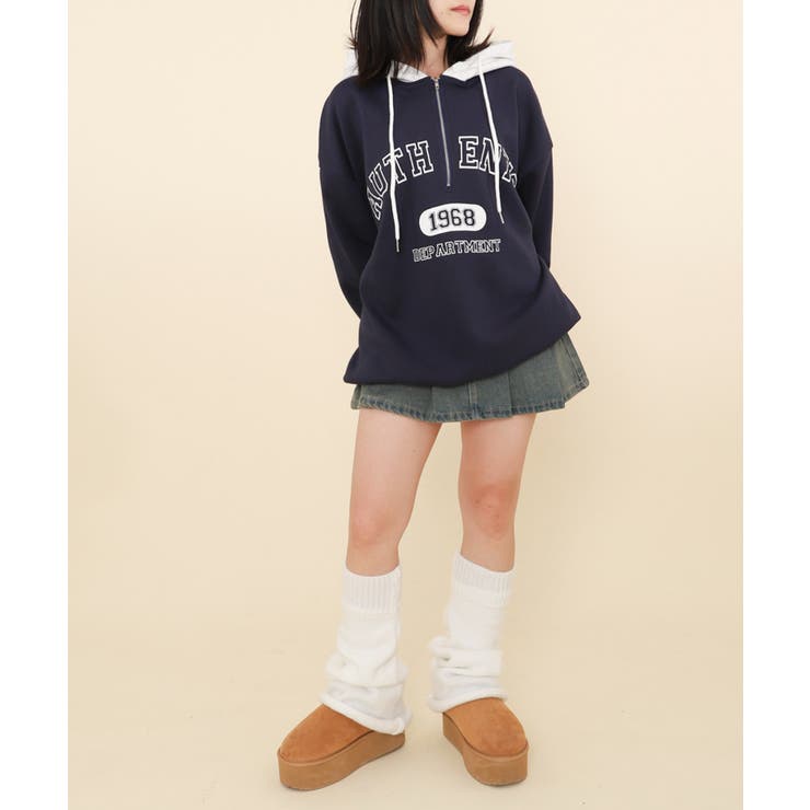 バイカラーロゴBIGパーカー | WEGO【WOMEN】 | 詳細画像7 