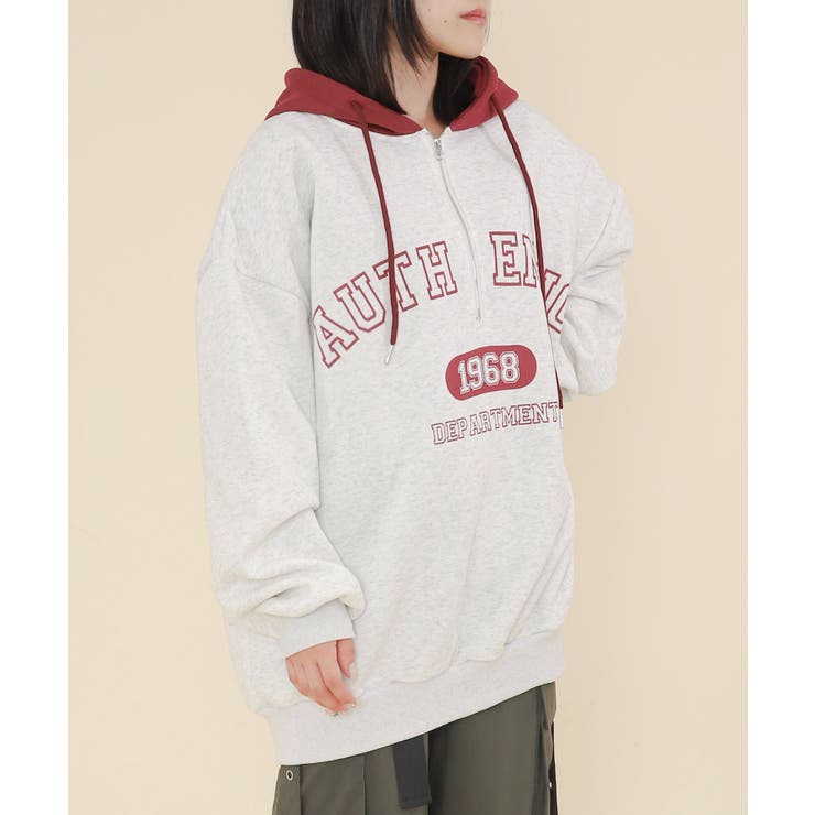 バイカラーロゴBIGパーカー | WEGO【WOMEN】 | 詳細画像8 