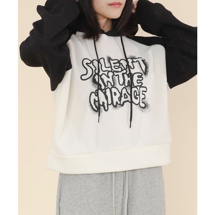 ラグランハンドライトロゴパーカー | WEGO【WOMEN】 | 詳細画像4 