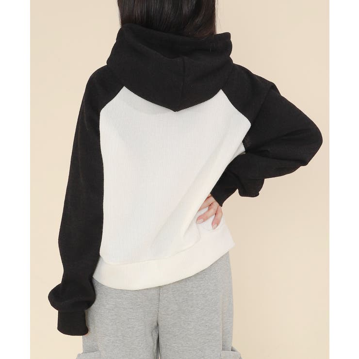 ラグランハンドライトロゴパーカー | WEGO【WOMEN】 | 詳細画像5 