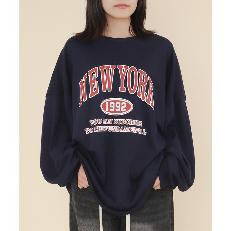 NEWYORKロゴプルオーバー[品番：WG010096253]｜WEGO【WOMEN