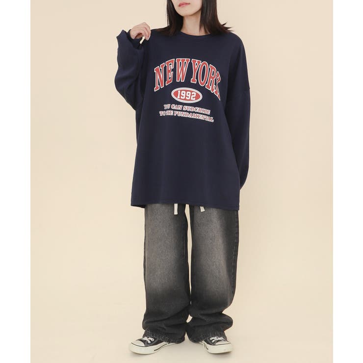 NEWYORKロゴプルオーバー | WEGO【WOMEN】 | 詳細画像7 