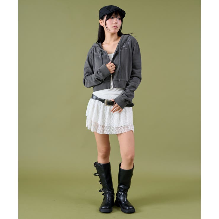 スタッズデザインWジップPK | WEGO【WOMEN】 | 詳細画像6 