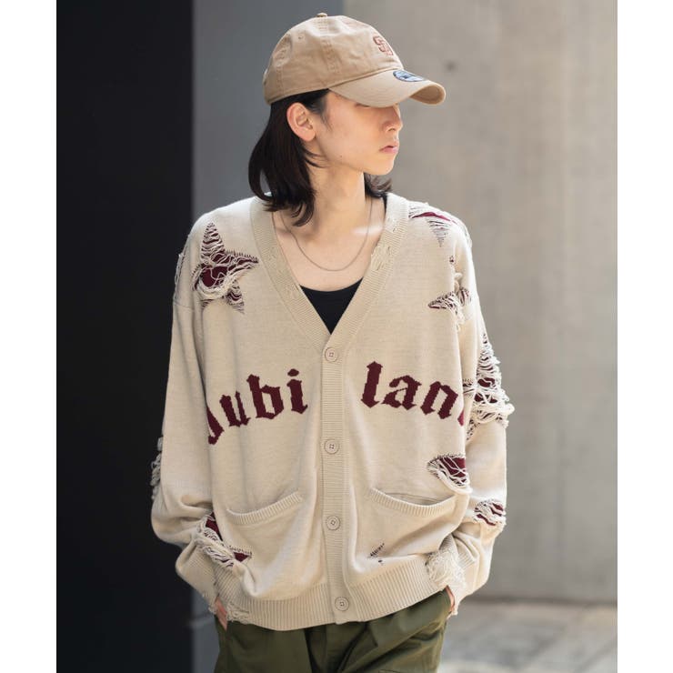 ダメージジャガードカーディガン | WEGO【MEN】 | 詳細画像10 