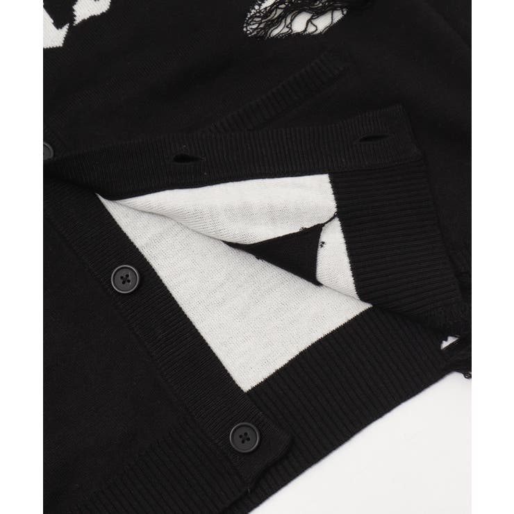 ダメージジャガードカーディガン | WEGO【MEN】 | 詳細画像31 