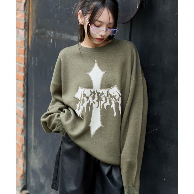 ダメージジャガードプルオーバー | WEGO【MEN】 | 詳細画像2 