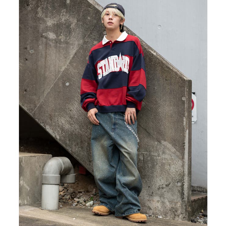 カレッジロゴラガースウェット | WEGO【MEN】 | 詳細画像6 