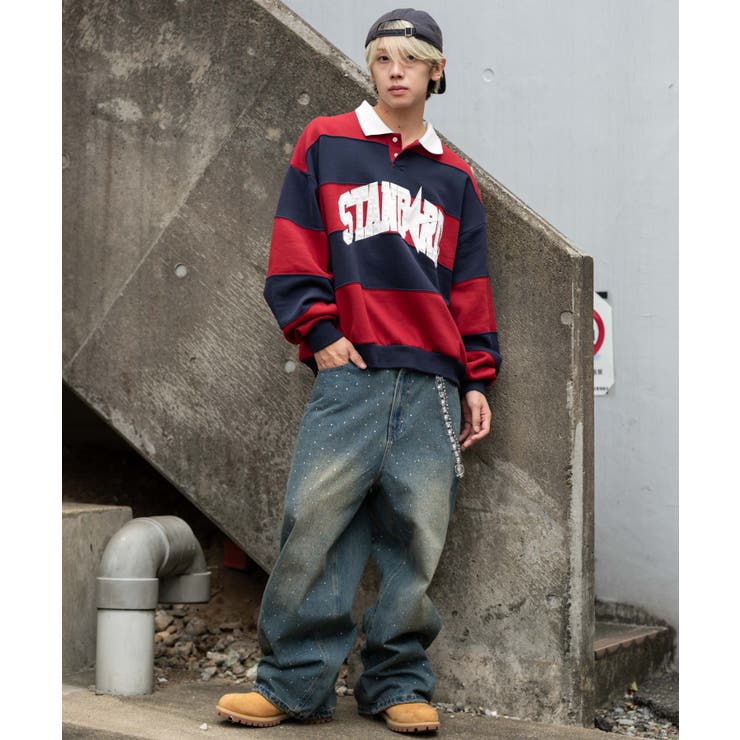 カレッジロゴラガースウェット | WEGO【MEN】 | 詳細画像15 