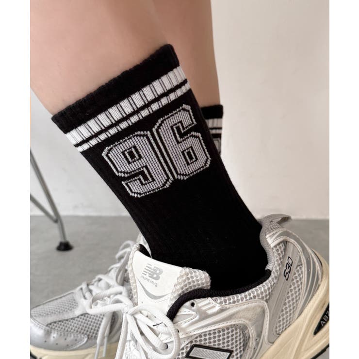 ナンバリングラインリブソックス | WEGO【WOMEN】 | 詳細画像5 