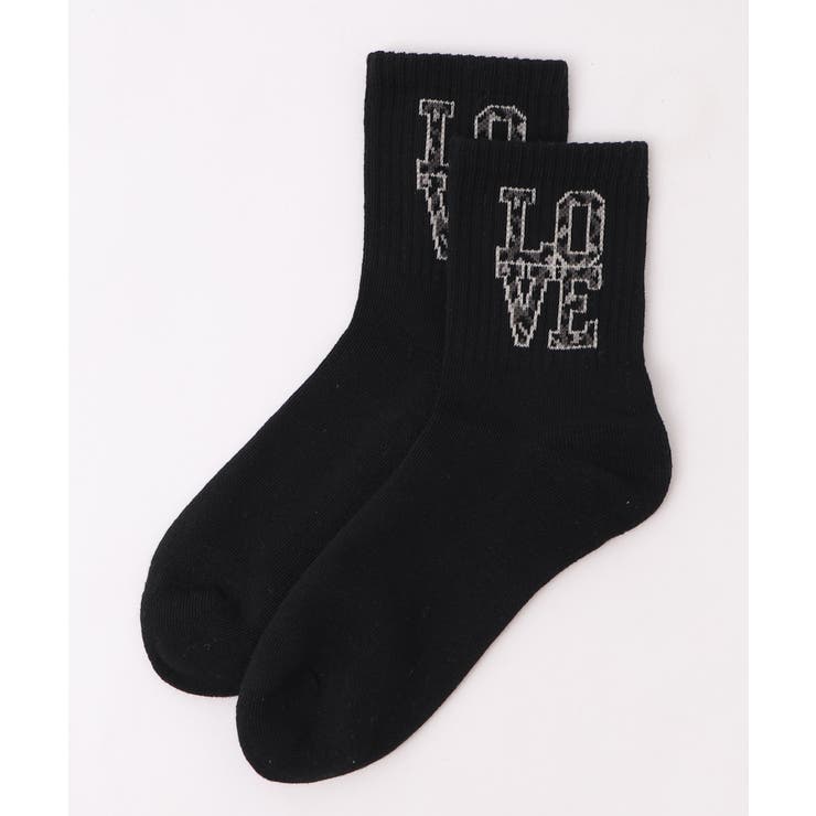 LOVEロゴソックス | WEGO【WOMEN】 | 詳細画像5 