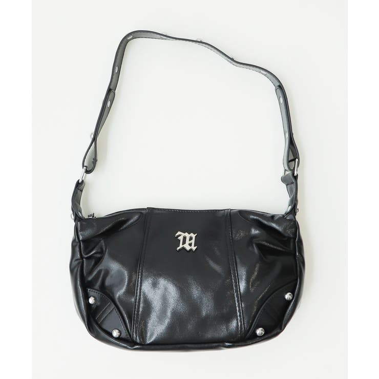 ブラック | メタルパーツハーフムーンバッグ | WEGO【WOMEN】