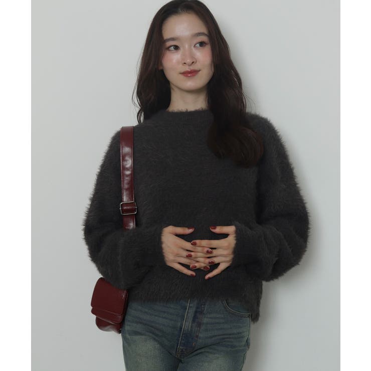 113 | シャギーニットプルオーバー | WEGO【WOMEN】