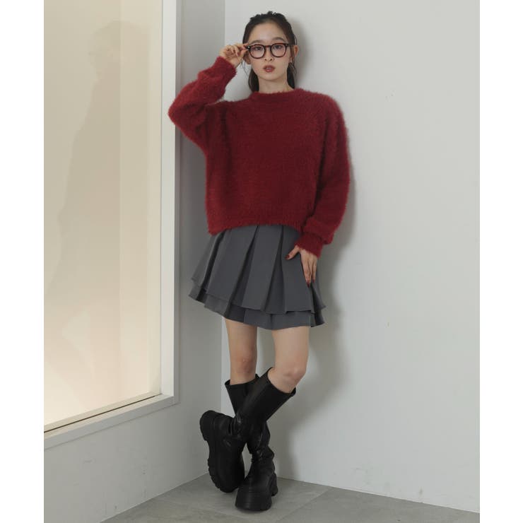 シャギーニットプルオーバー | WEGO【WOMEN】 | 詳細画像14 