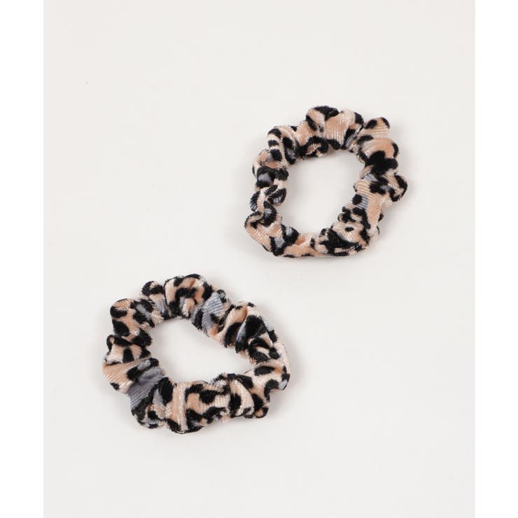 L2Pベロアレオパードミニシュシュ | WEGO【WOMEN】 | 詳細画像5 