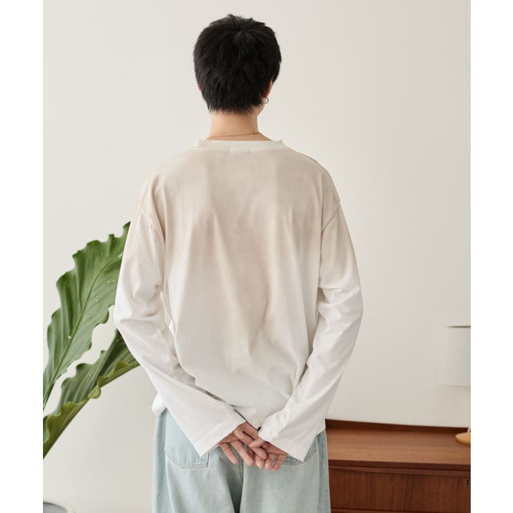 ルーズスプレーT(LS) | WEGO【MEN】 | 詳細画像9 