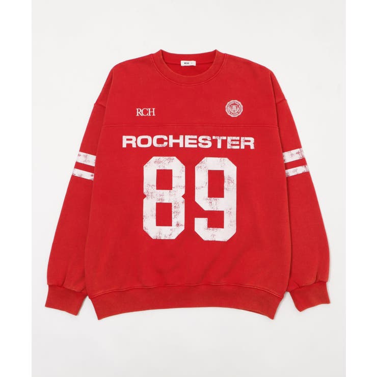 ケミカルウォッシュナンバリングプルオーバー | WEGO【MEN】 | 詳細画像23 