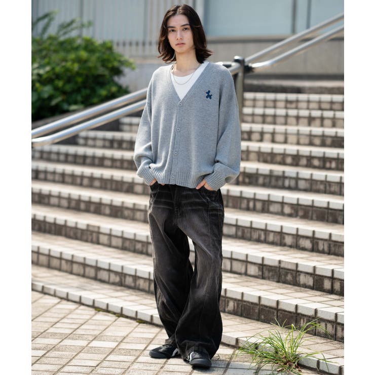 ワンポイントニットカーディガン | WEGO【MEN】 | 詳細画像3 