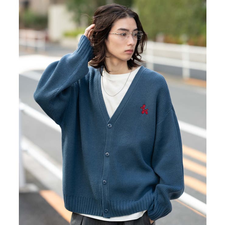 ワンポイントニットカーディガン | WEGO【MEN】 | 詳細画像11 