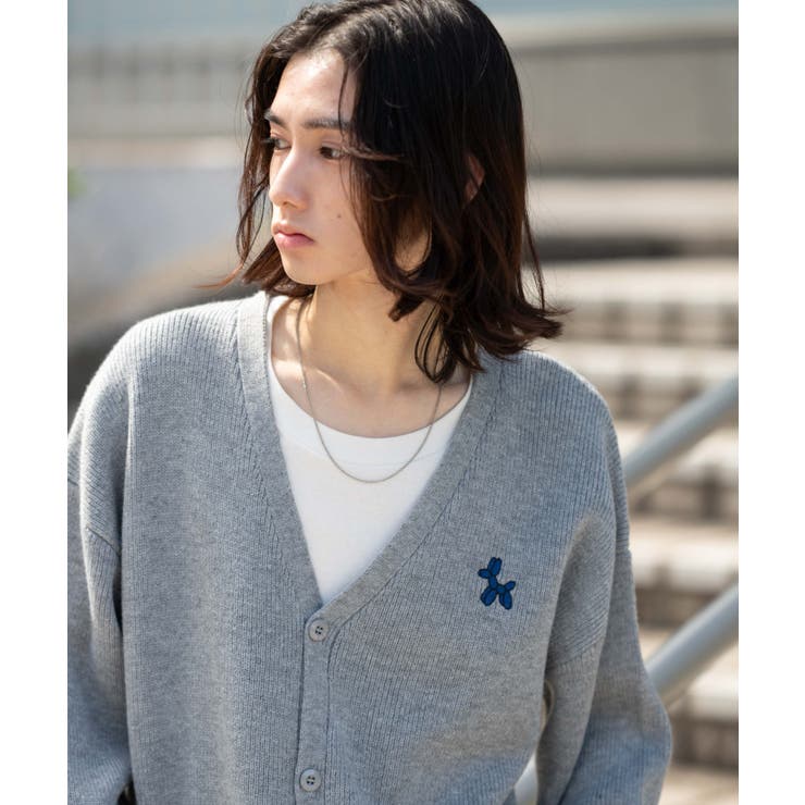 ワンポイントニットカーディガン | WEGO【MEN】 | 詳細画像15 