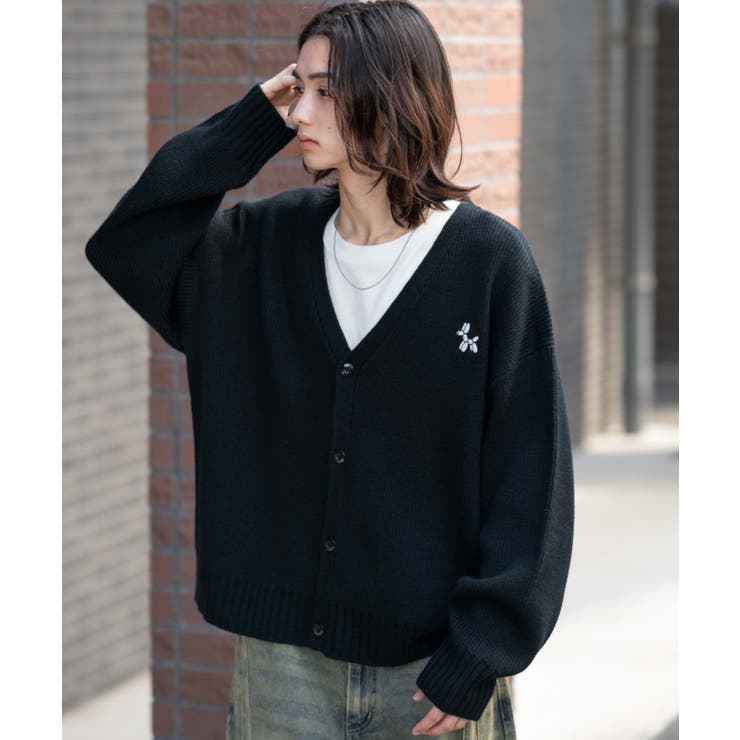 ワンポイントニットカーディガン | WEGO【MEN】 | 詳細画像17 