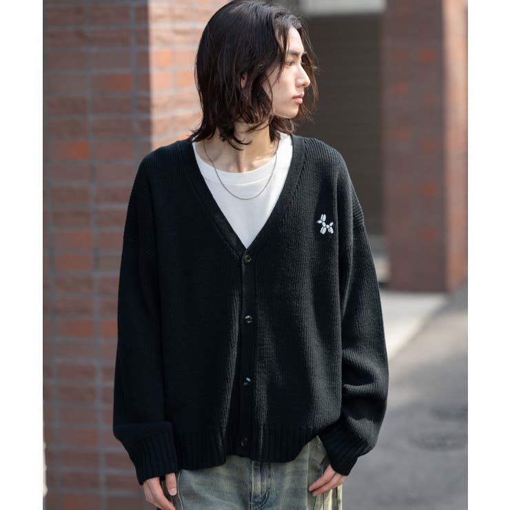 ワンポイントニットカーディガン | WEGO【MEN】 | 詳細画像18 