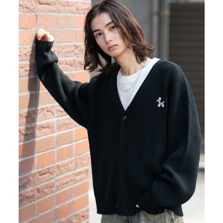 ワンポイントニットカーディガン | WEGO【MEN】 | 詳細画像19 