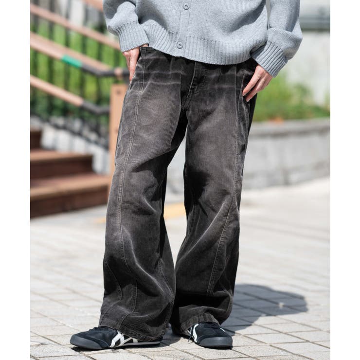 イージー3Dバレルレッグコーデュロイパンツ | WEGO【MEN】 | 詳細画像14 