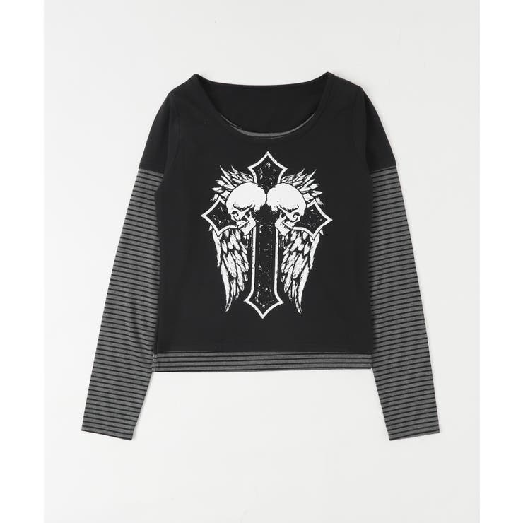 フェイクレイヤードグラッフィックトップ | WEGO【WOMEN】 | 詳細画像20 